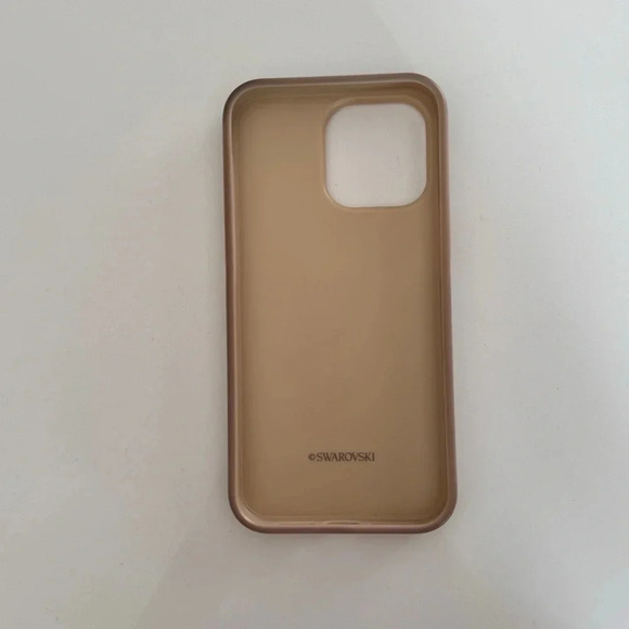 SWAROVSKI- Phone Case- IPhone 15 Pro Max- Crystal- Ombré- Sparkle- Gold- Box - Picture 10 of 16